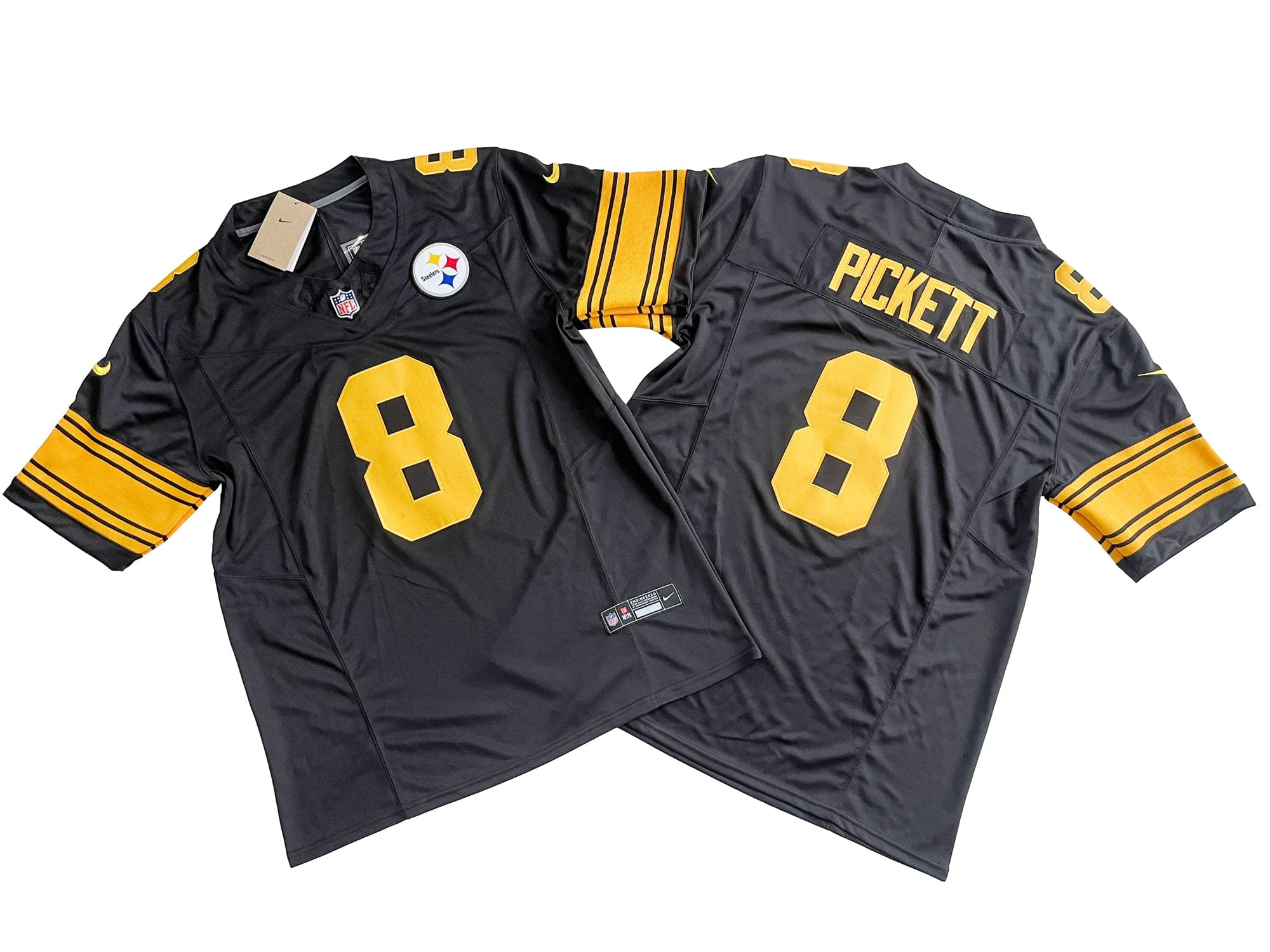 Pittsburgh Steelers 8# Kenny Pickett  Vapor F.U.S.E. Limited Jersey