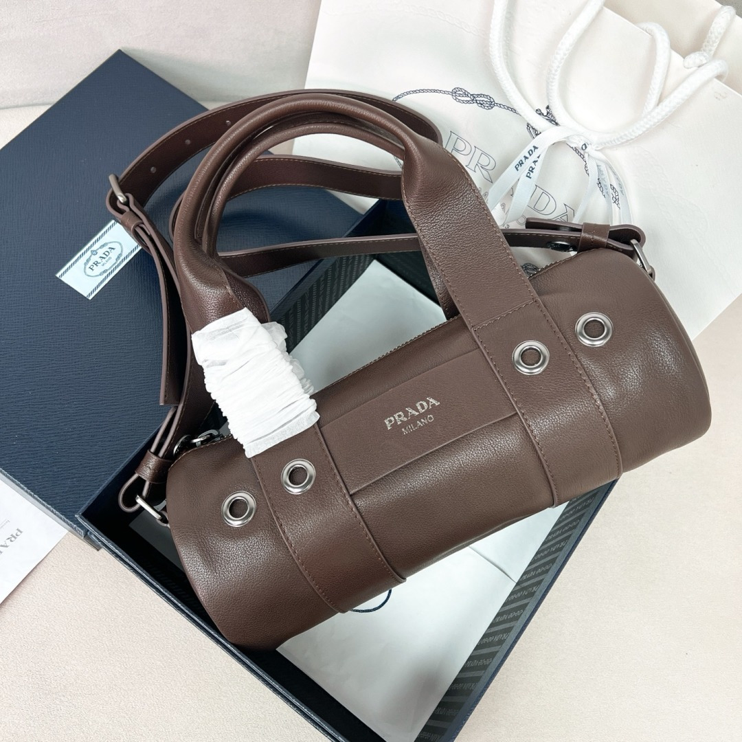 TOP PRADA Leather Bag 28.5x12x12cm - 2 Colors