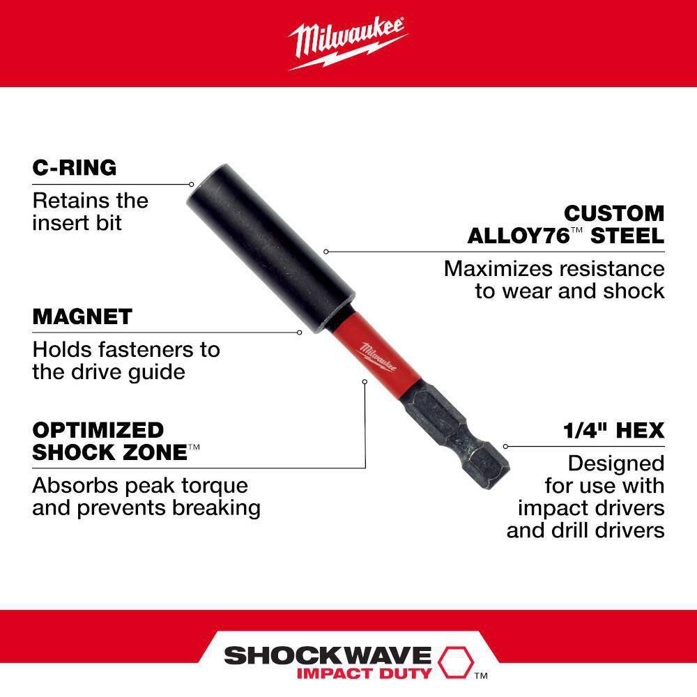 SHOCKWAVE Impact Duty 6 in. Magnetic Bit Holder