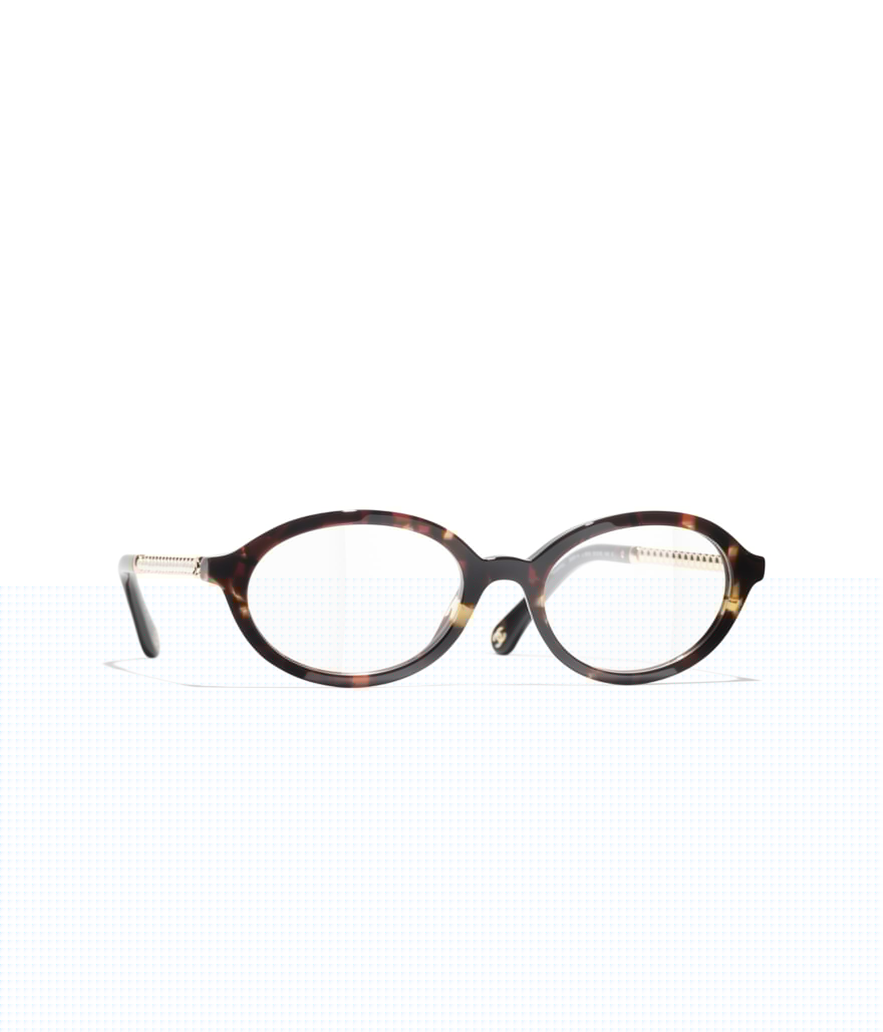CHANEL Oval Eyeglasses A75343X08222V