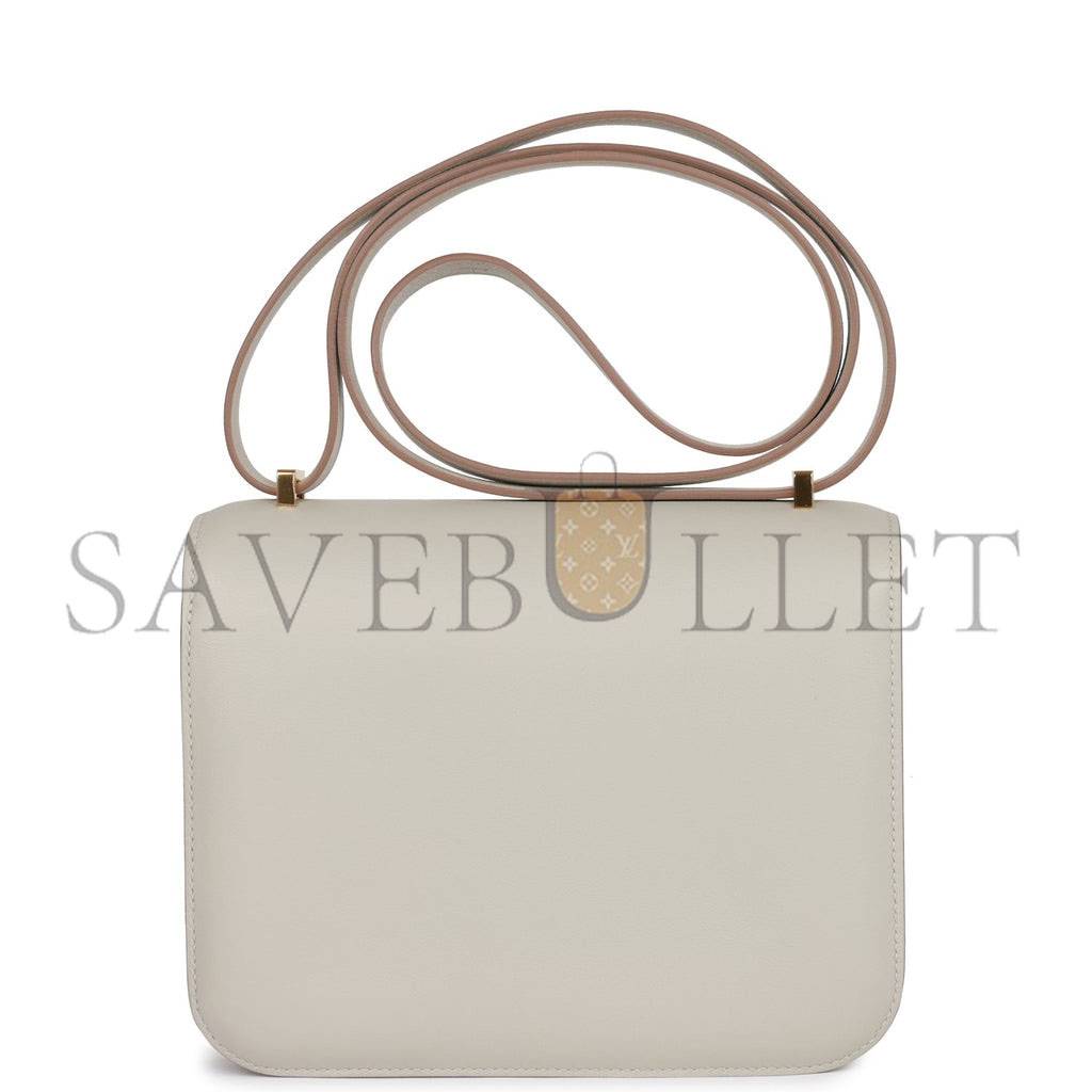 Hermes Constance 18 Gris Perle Swift Gold Hardware