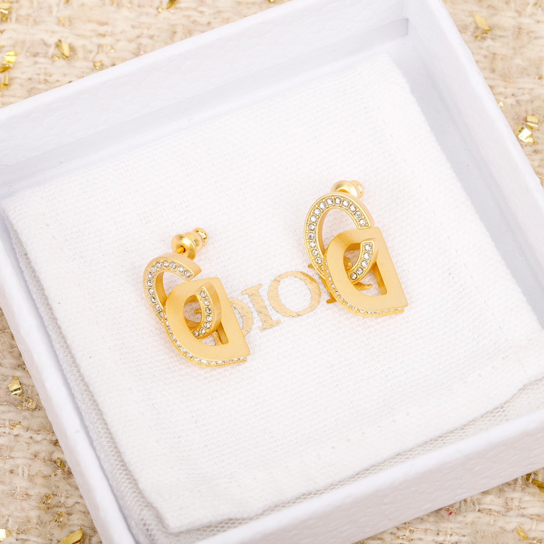 TOP Christian Dior Letters Earrings
