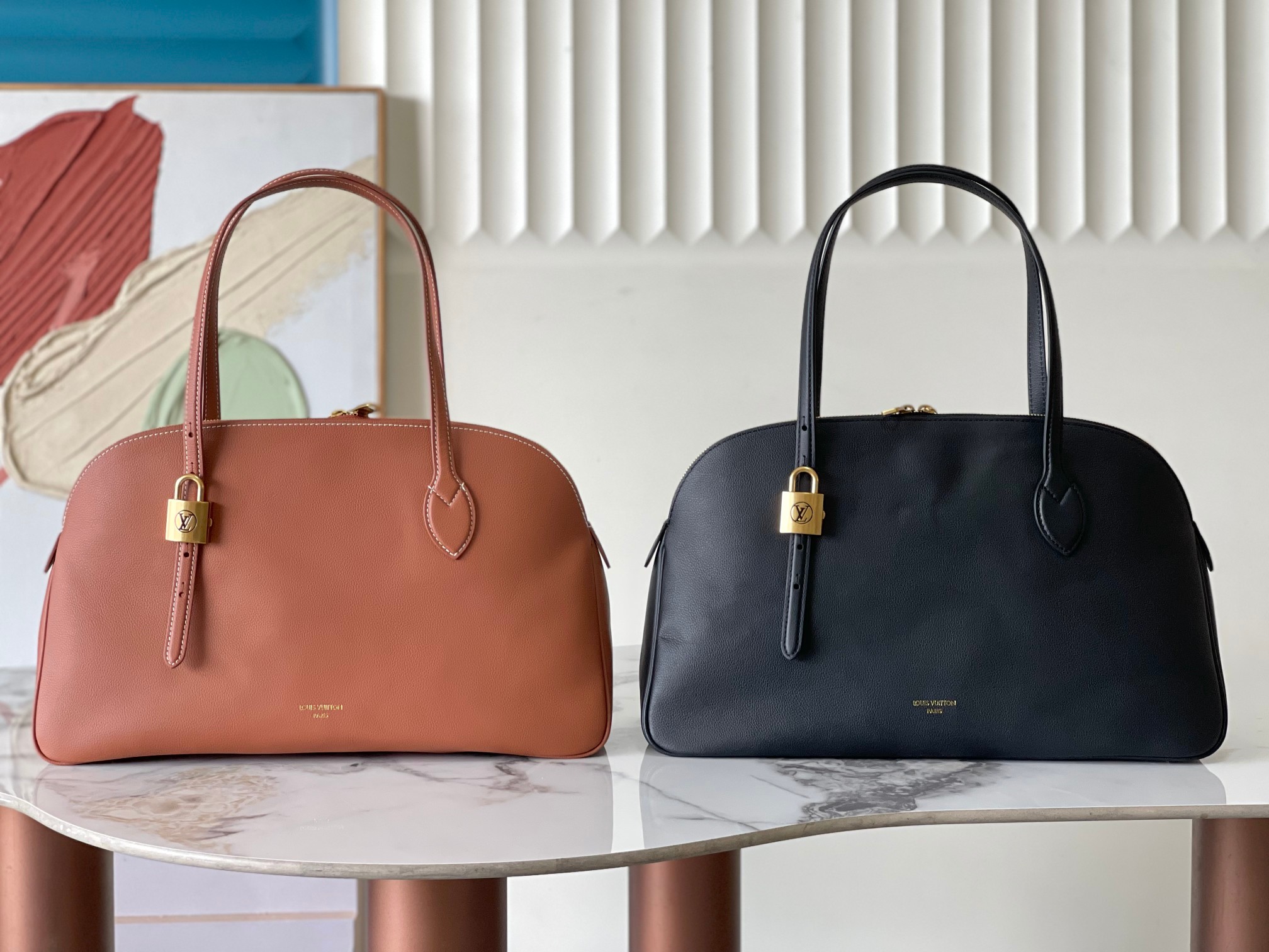 TOP Louis Vuitton LV Low Key Duffle Tote Bag 43.5x30.5x13cm - 2 Colors