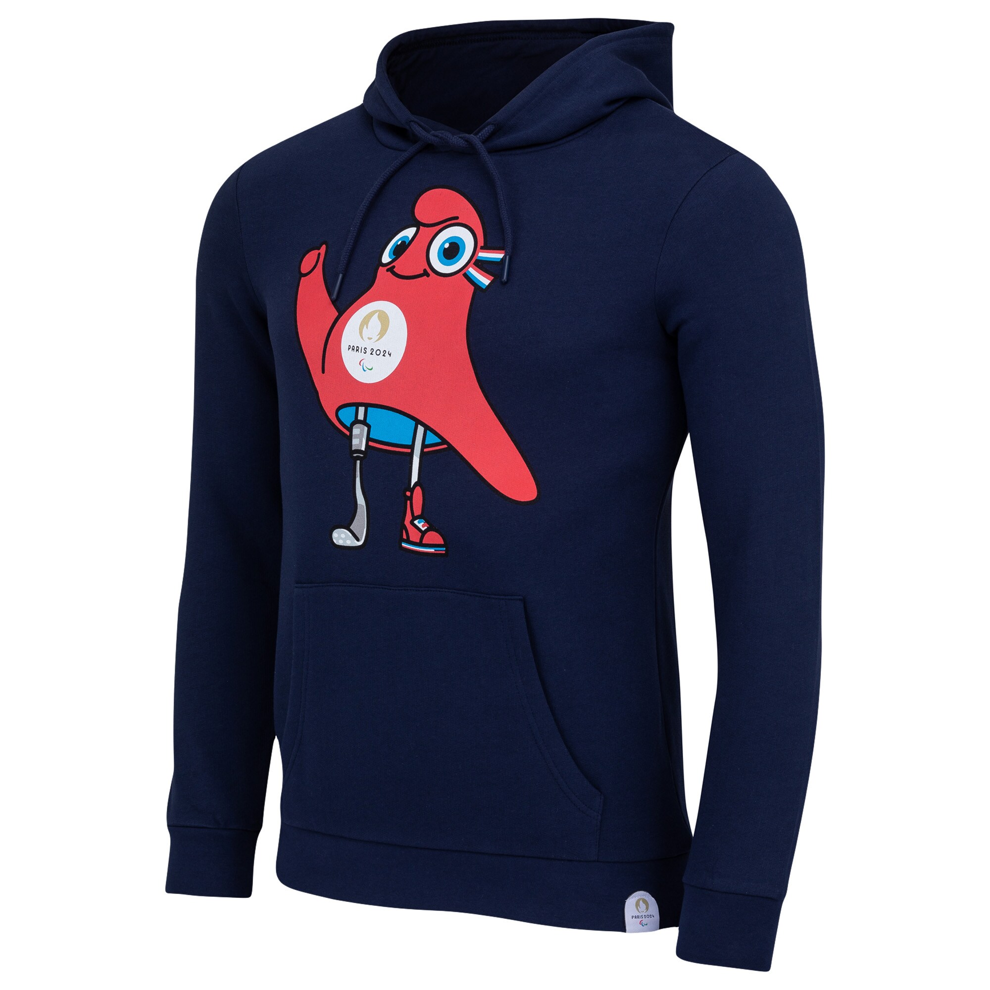Paris 2024 Paralympics Mascot Hoodie - Navy - Kids