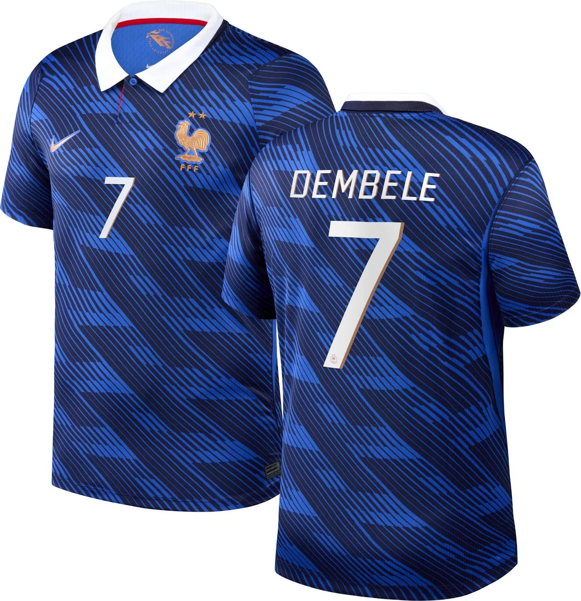 France Ousmane Dembele #7 Home Jersey World Cup 2026