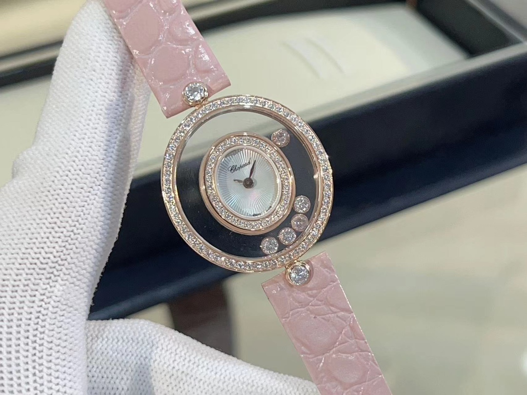TOP Chopard  HAPPY DIAMONDS Watch 25mm - 8 Colors