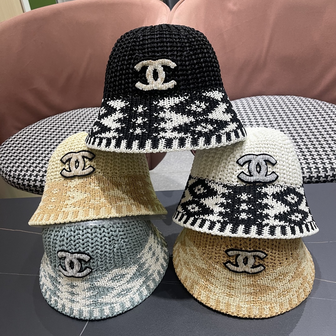 TOP CHANEL Knitted Hat - 5 Colors