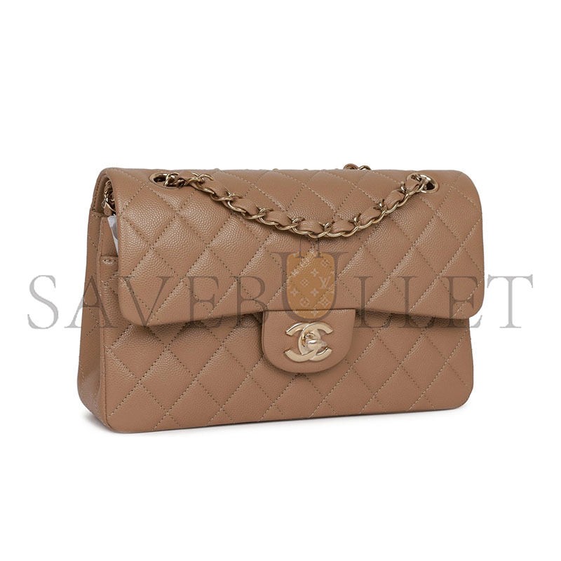 CHANEL MASTER CAVIAR QUILTED SMALL CLASSIC DOUBLE FLAP 1055216 (23*14.5*6cm)