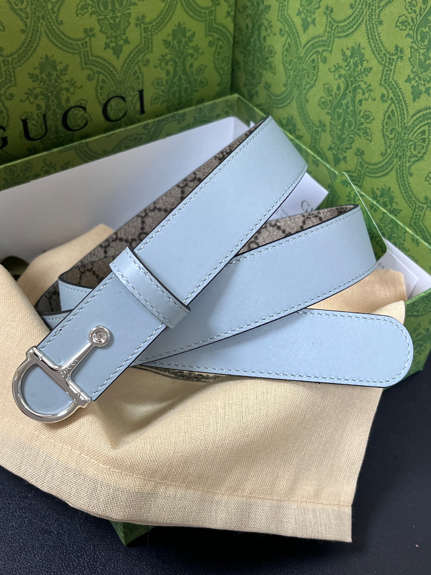 TOP GUCCI Classic Leather Belt - 3.0cm - 6 Colors
