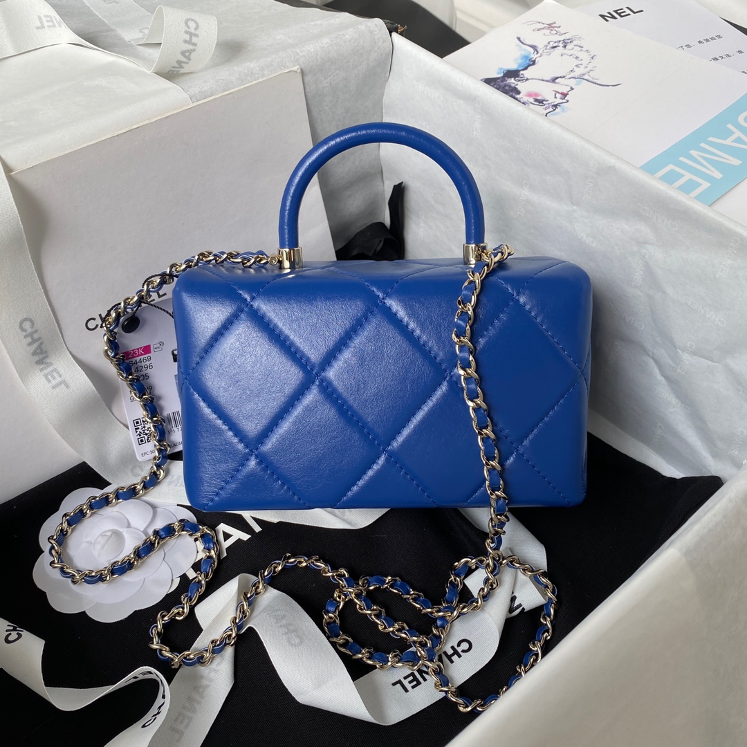 TOP CHANEL Handle Bag 10.5x17x8cm - 2 Color