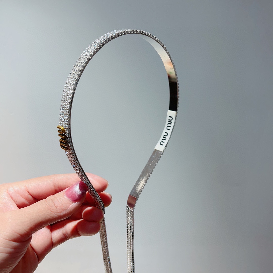 TOP Miu Miu Handmade Hair Hoop
