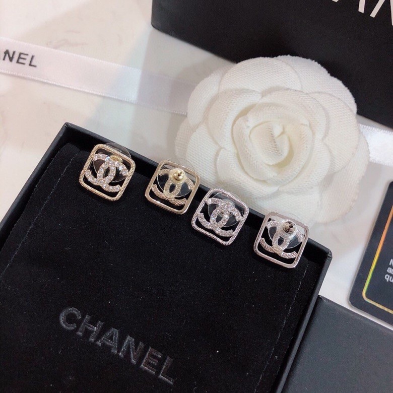 TOP CHANEL Double C Earrings - 2 colors