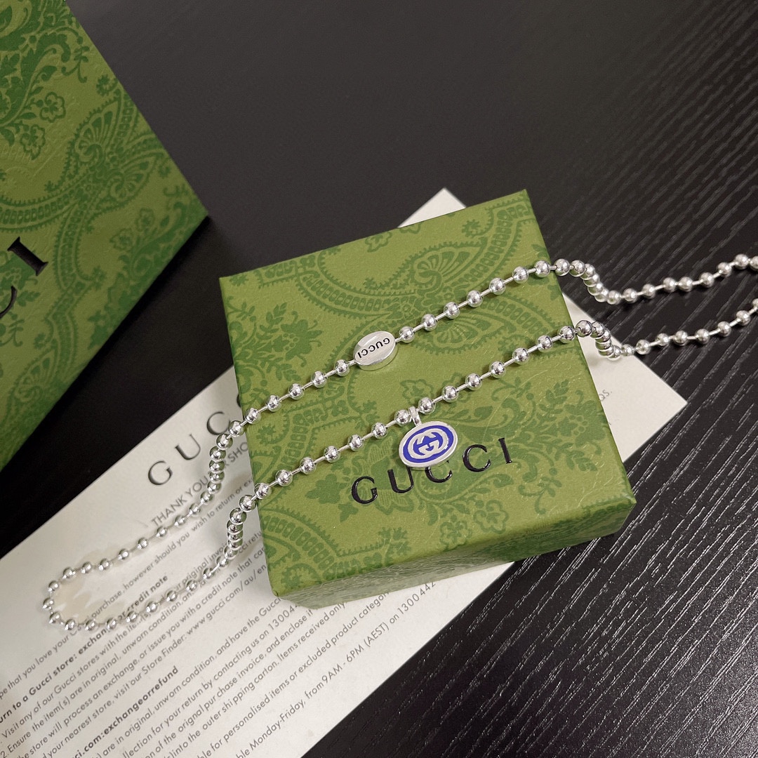 TOP GUCCI  Necklace - Sliver