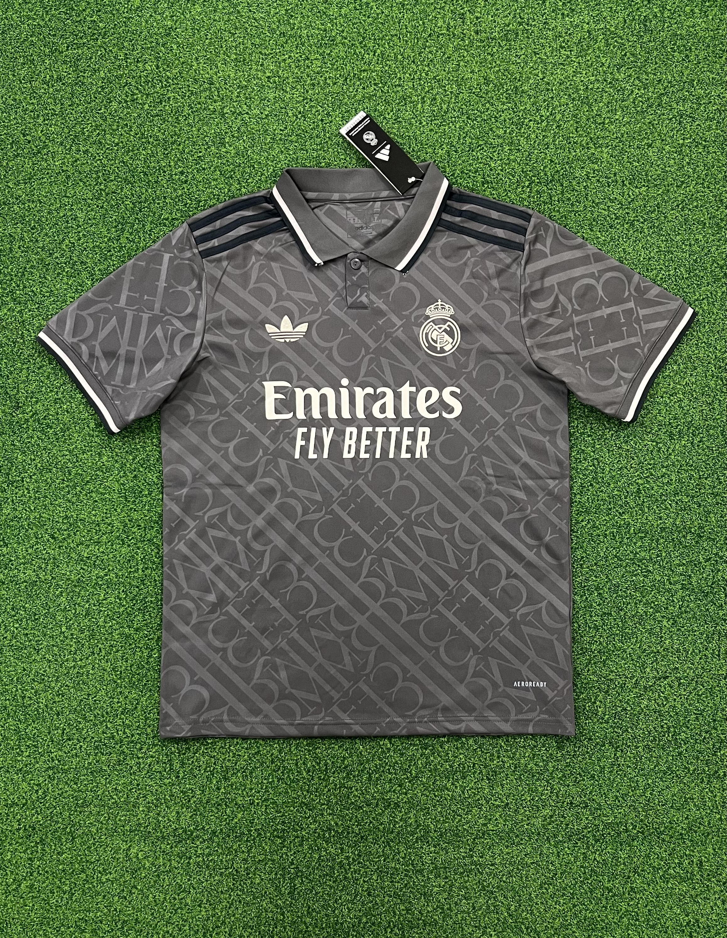 2425 Real Madrid's second away game  jersey.Player embroidery version