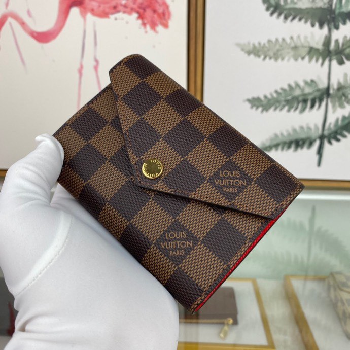 TOP Louis Vuitton LV LV Damier Victorine Wallet - 16 colors