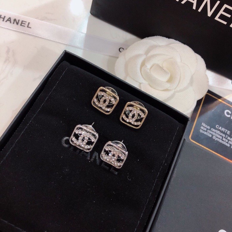 TOP CHANEL Double C Earrings - 2 colors