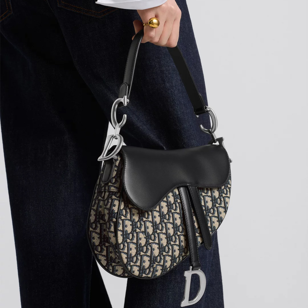 Dior Saddle Bag with Strap（10A Mirror Version）
