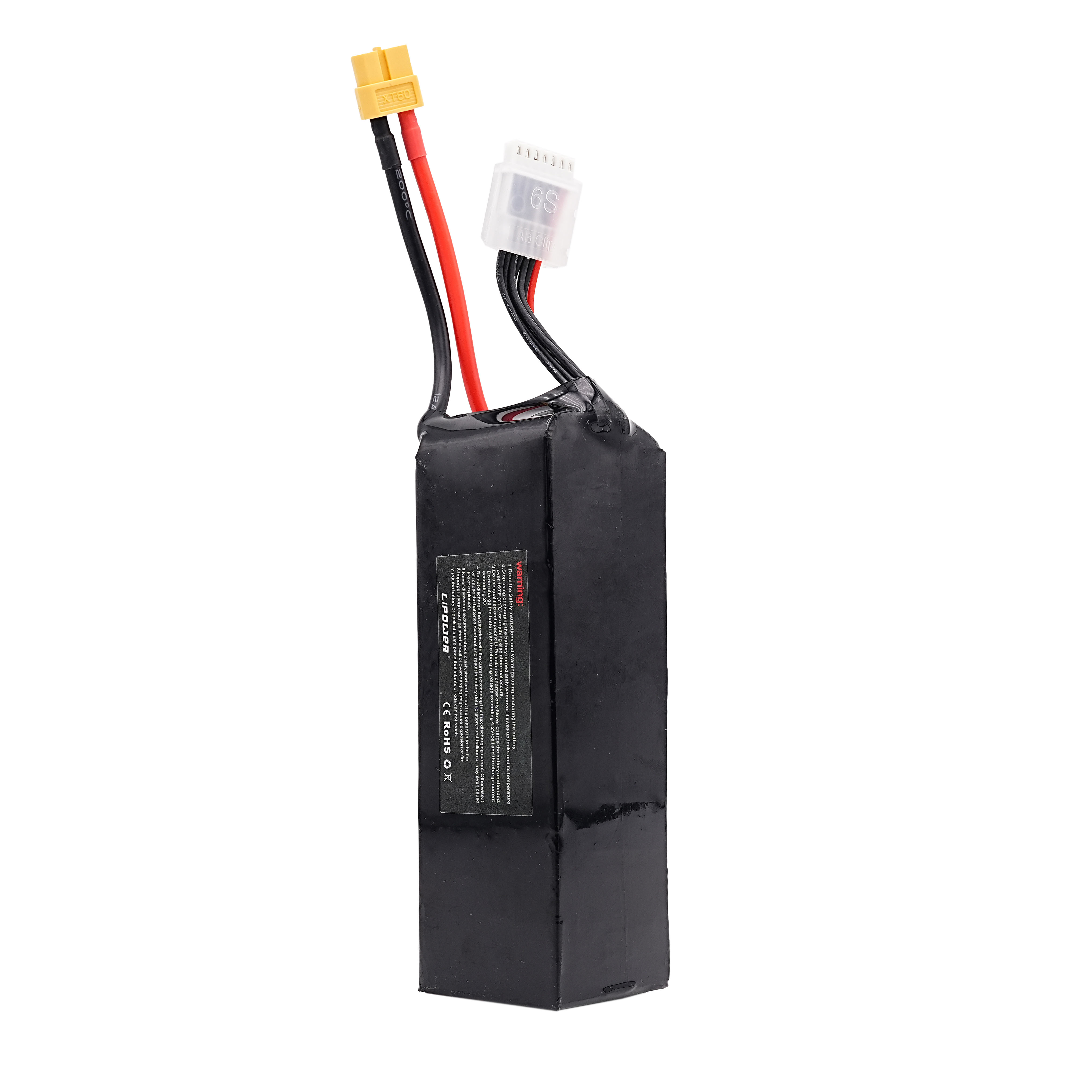 High capacity 3200mAh 22.2V lithium polymer battery pack - lipowbattery