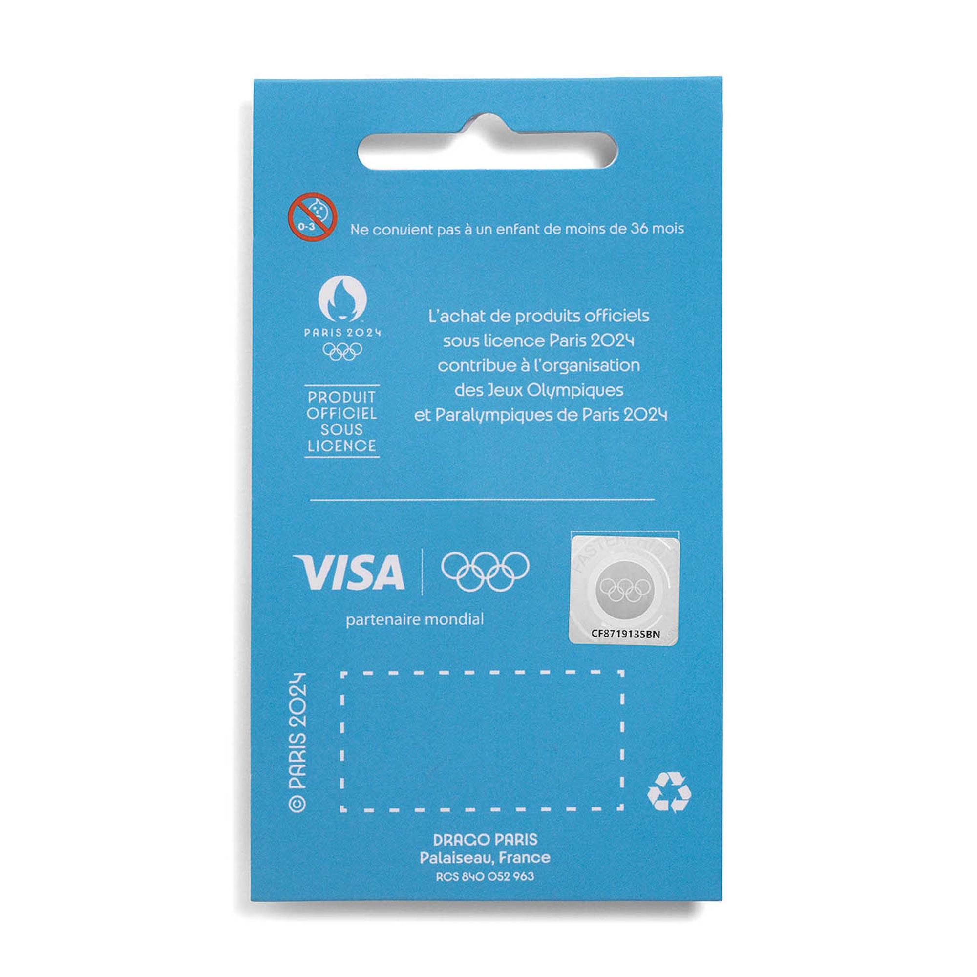 Paris 2024 Olympics City Pigeon Pin Badge