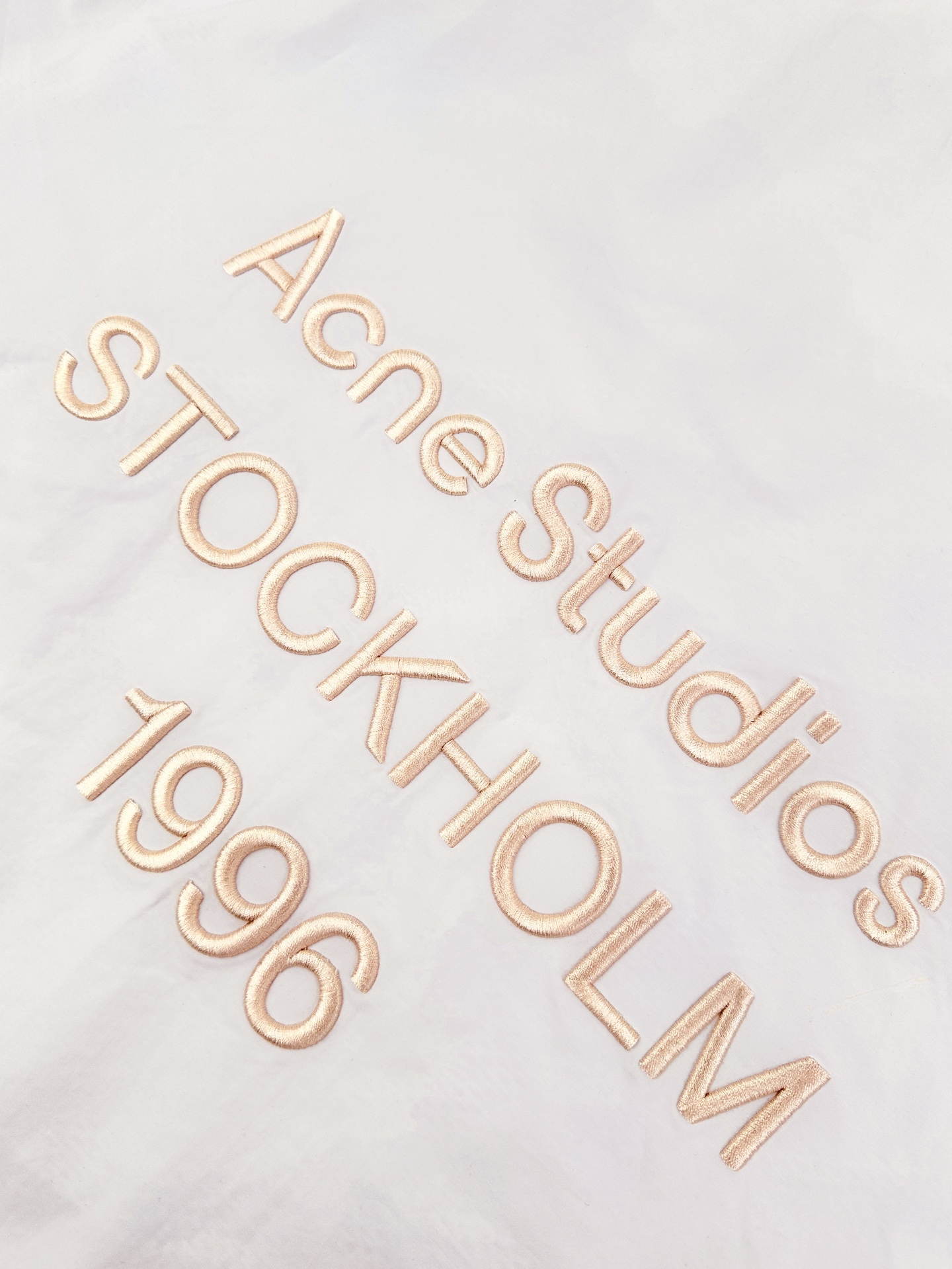 Acne Studios 1996刺绣徽标外套