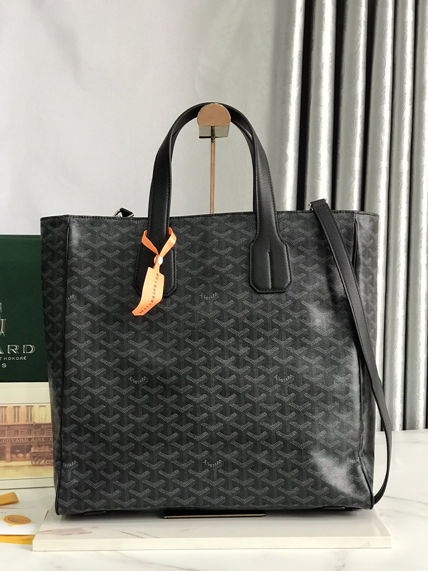 TOP Goyard Villette Tote Bag  38*35*11.5cm - Black