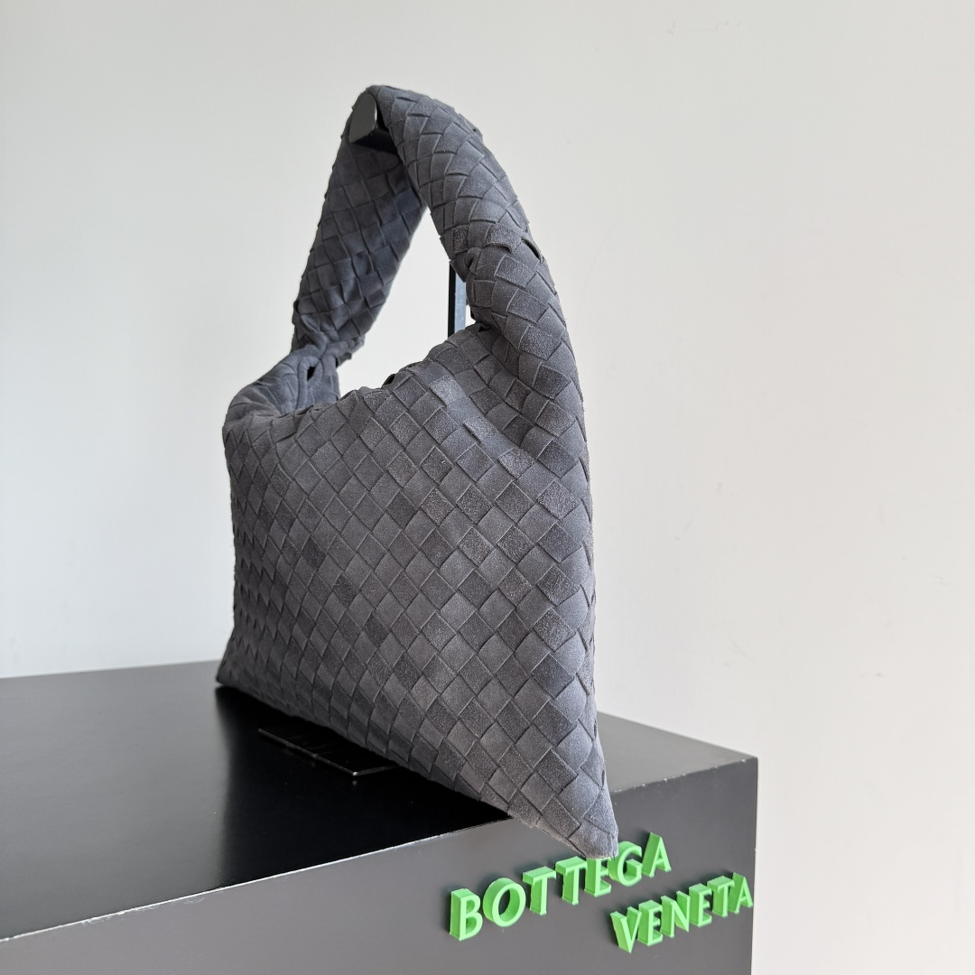 TOP Bottega Veneta BV Hop Bag 46*21*10cm - Grey