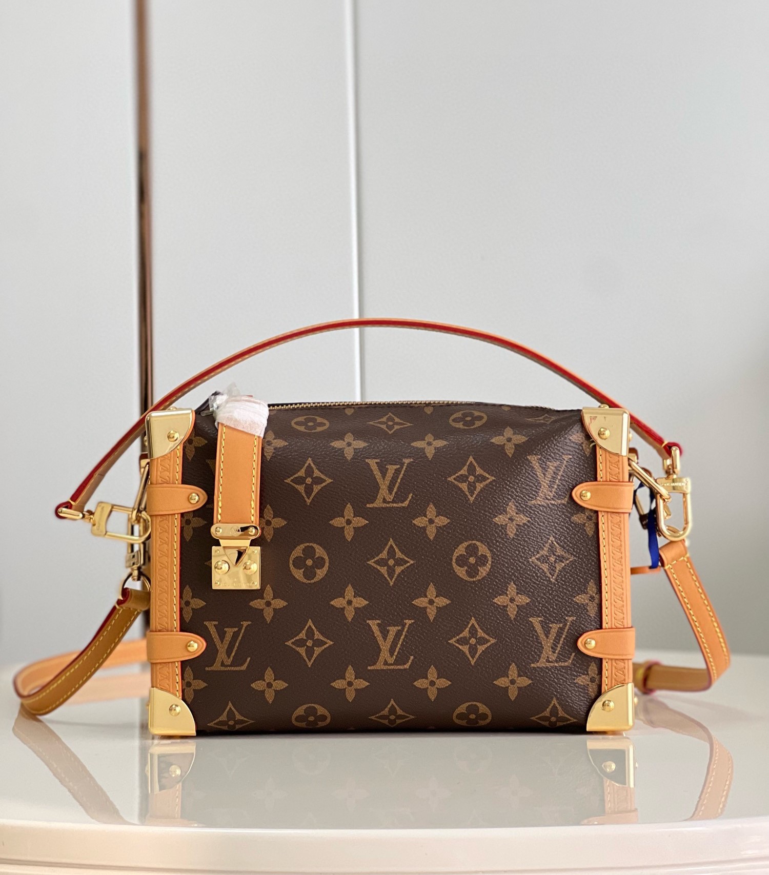 TOP Louis Vuitton LV Side Trunk Bag PM 23.5*8.5*16cm - Monogram