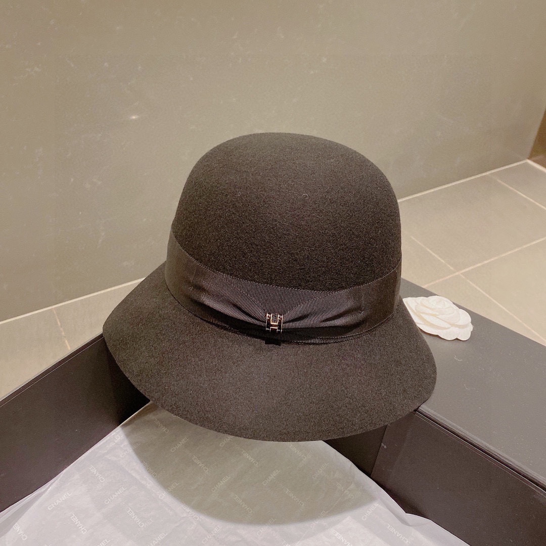 TOP HERMES Wool Top Hat - Five Colors