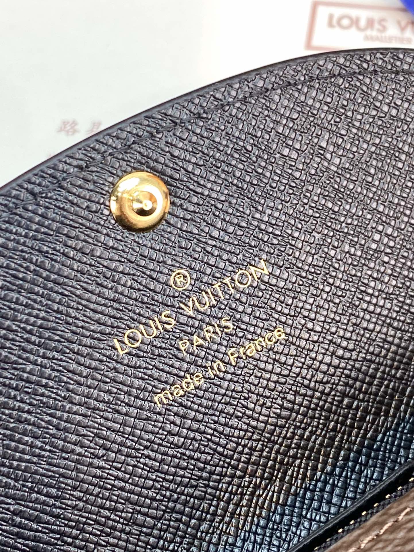 TOP Louis Vuitton LV Rosalie Coin Purse Monogram Reverse Canvas 11x8x2.5cm - Khaki/Brown