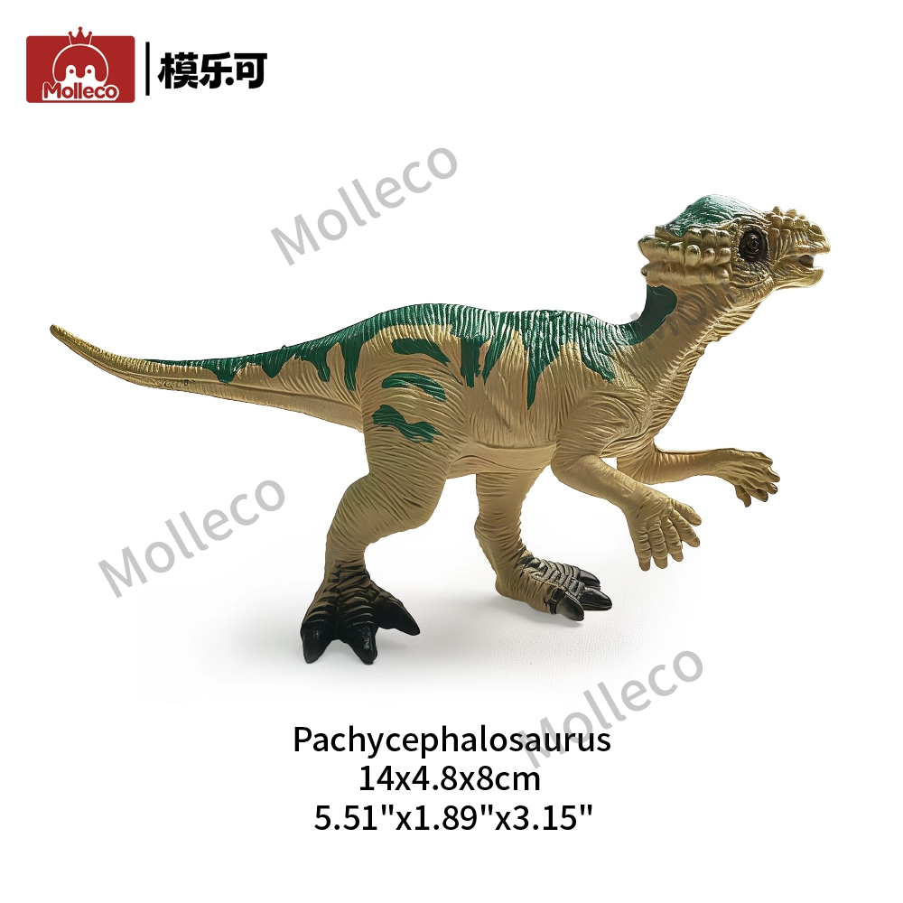 Molleco Dinosaur Figure Toys for Kids and Children Pachycephalosaurus CP094