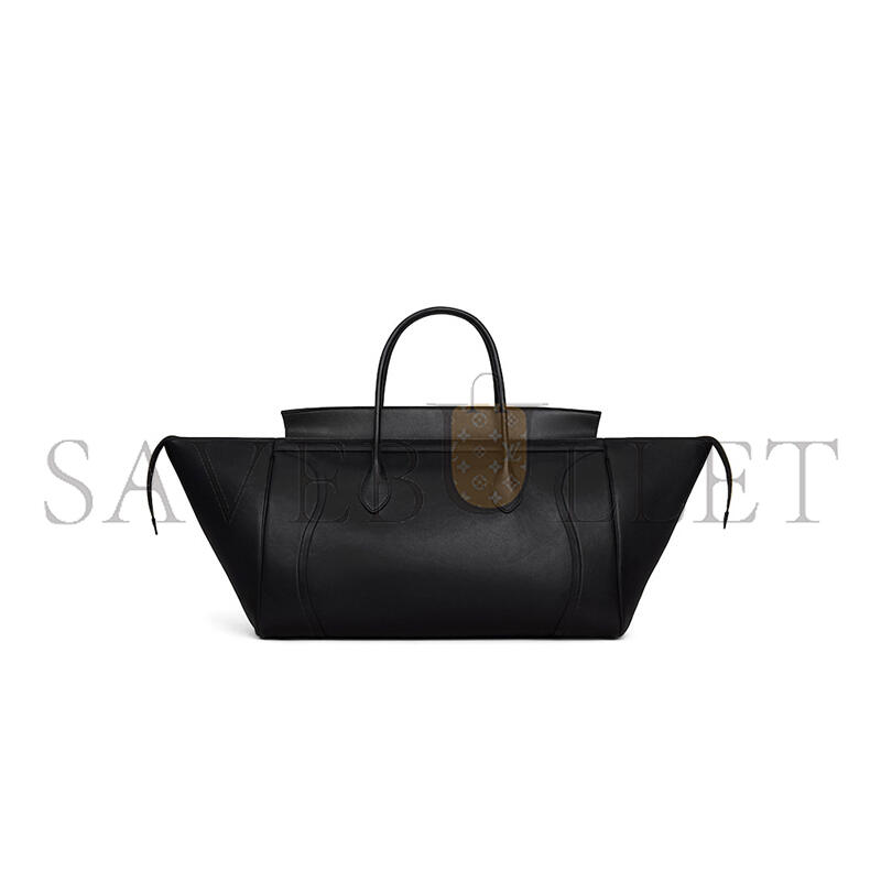 CELINE LARGE SMILING NEW LUGGAGE IN SUPPLE SHINY LAMBSKIN 123683GW2.38NO (44*27*20cm)