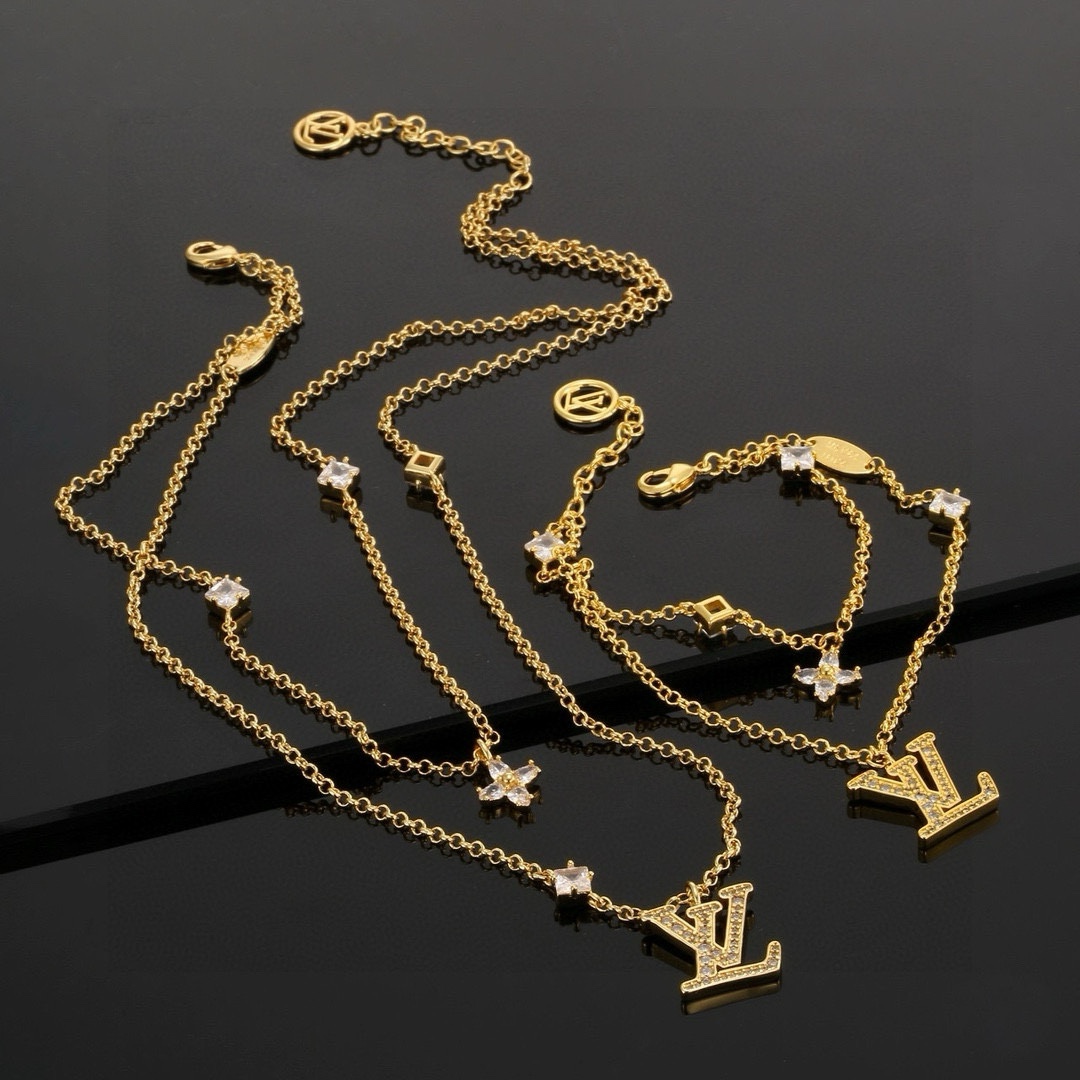 TOP Louis Vuitton LV Necklaces + Bracelets - Gold