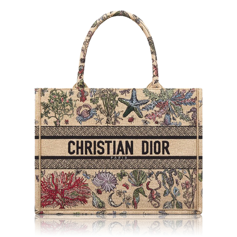 DIOR Embroidered Tote Bag（10A Mirror Version）