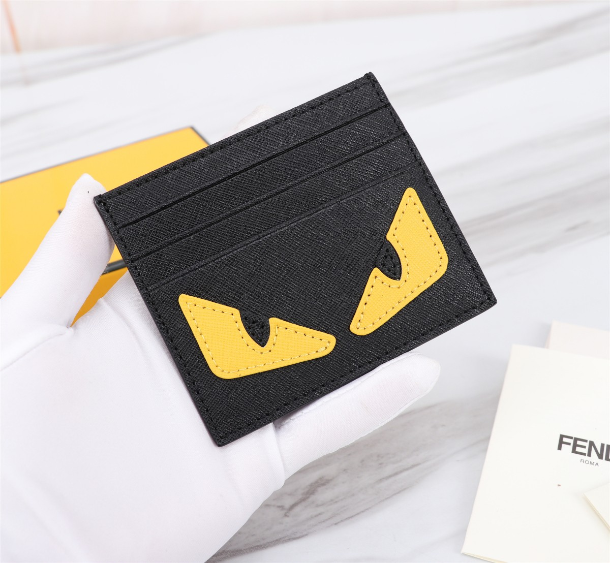 FENDI Leather Card Holder  (Replica)