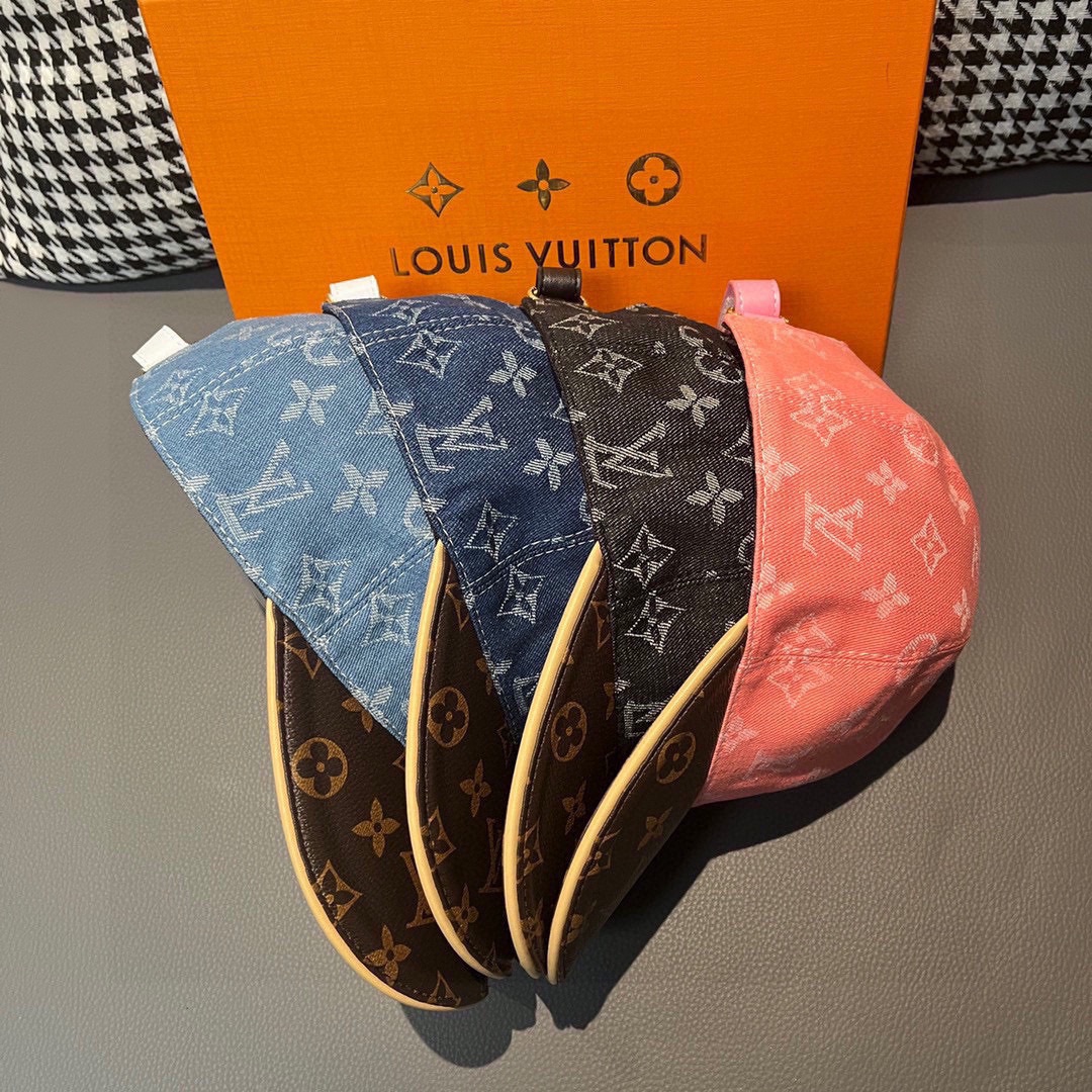 TOP Louis Vuitton Assorted Colors Baseball Hat -4 Colors