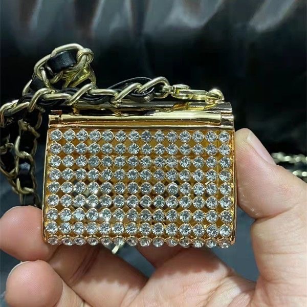 TOP CHANEL Mini Box Bag - Silver/Gold