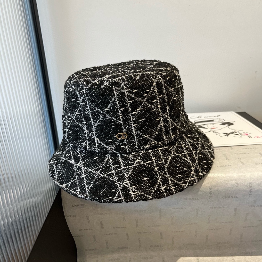 TOP Christian Dior Fisherman's Hat - Black