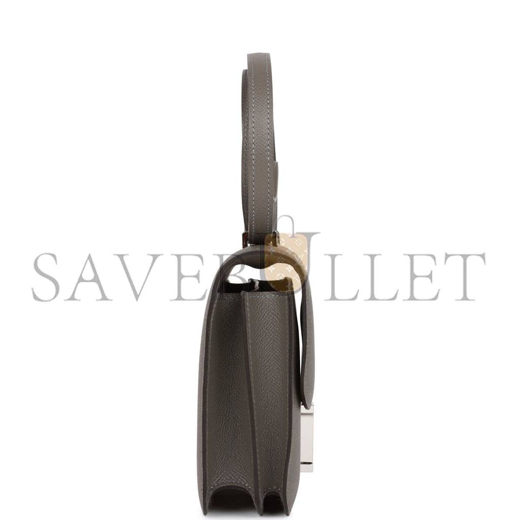 Hermes Constance 18 Gris Meyer Epsom Palladium Hardware