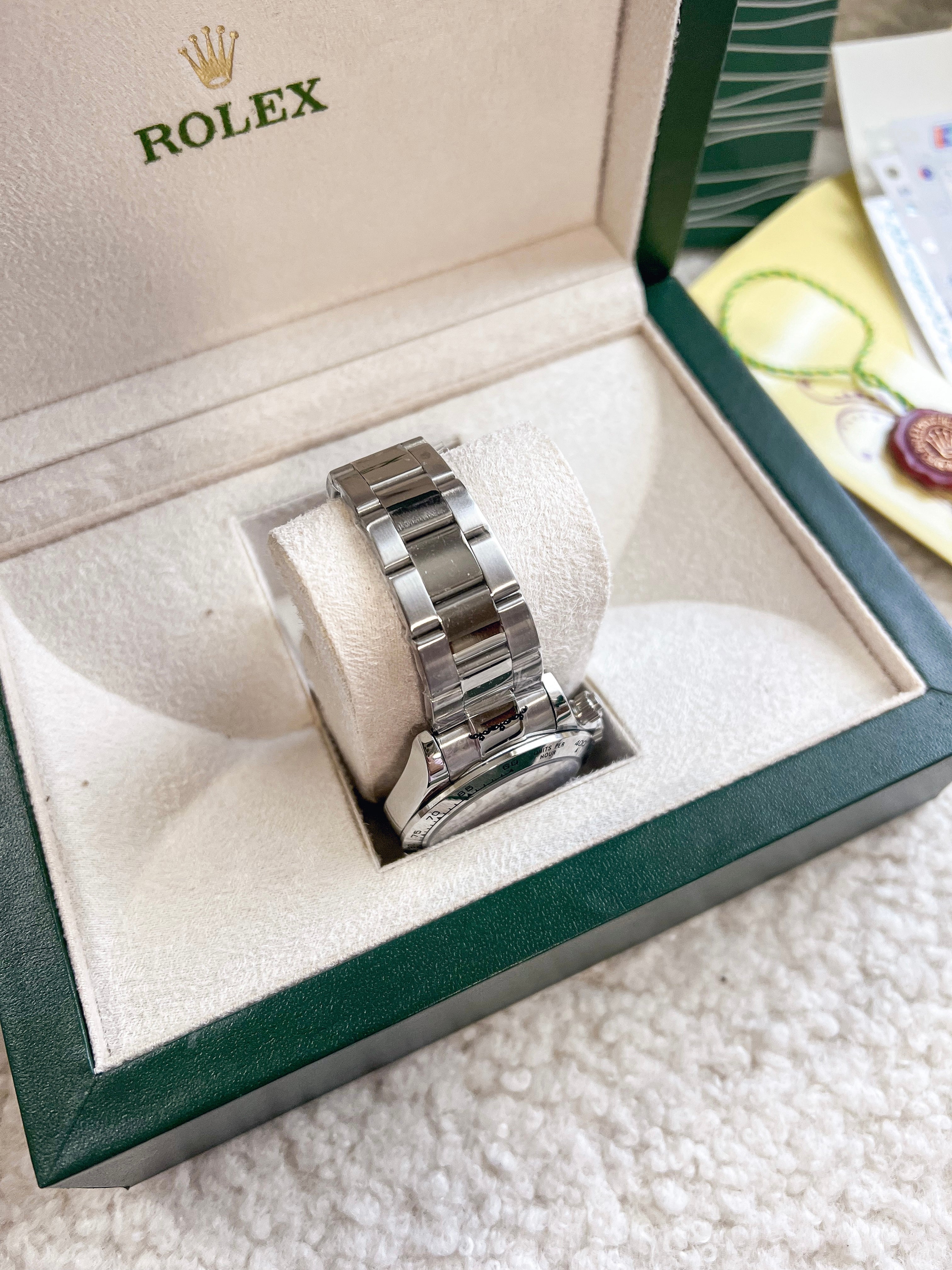 TOP ROLEX Daytona Chronograph White Dial - Silver