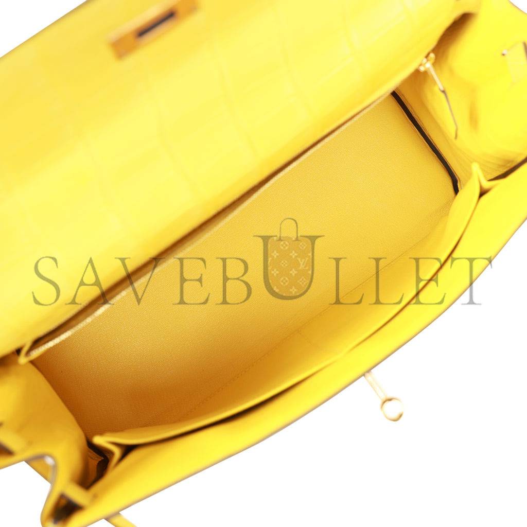 HERMES MASTER KELLY 32 MATTE ALLIGATOR GOLD HARDWARE (32*23*10.5cm)