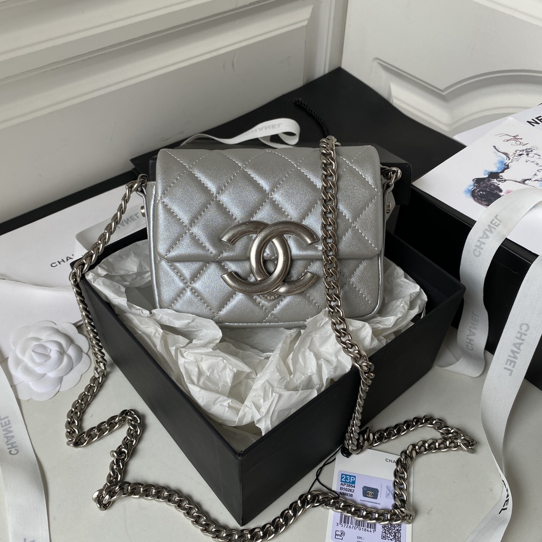 TOP CHANEL Mini Classic Flap Bag 11X14.5X3.3cm - 3 Color