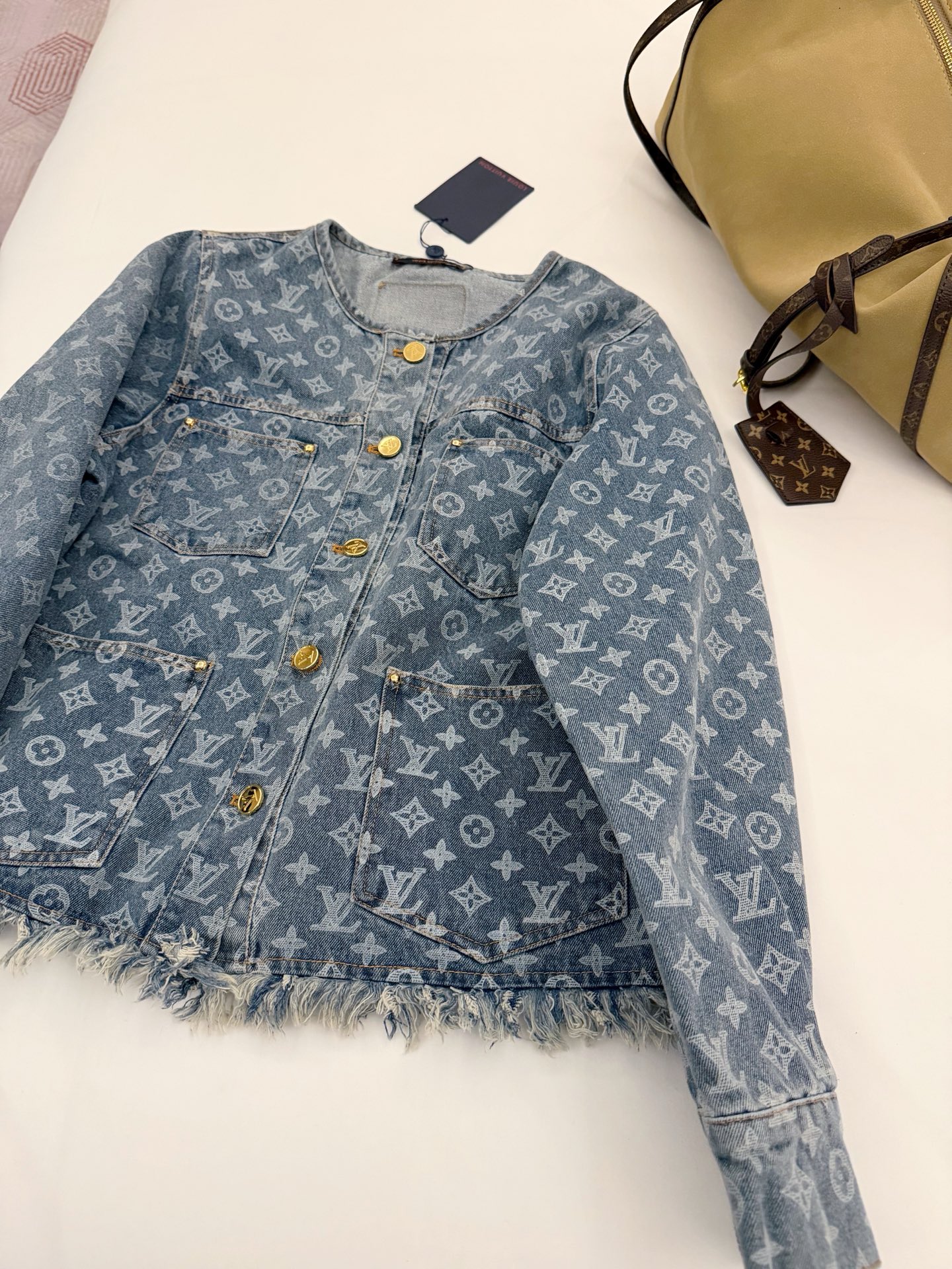 TOP Louis Vuitton LV  Denim Jacket - Blue