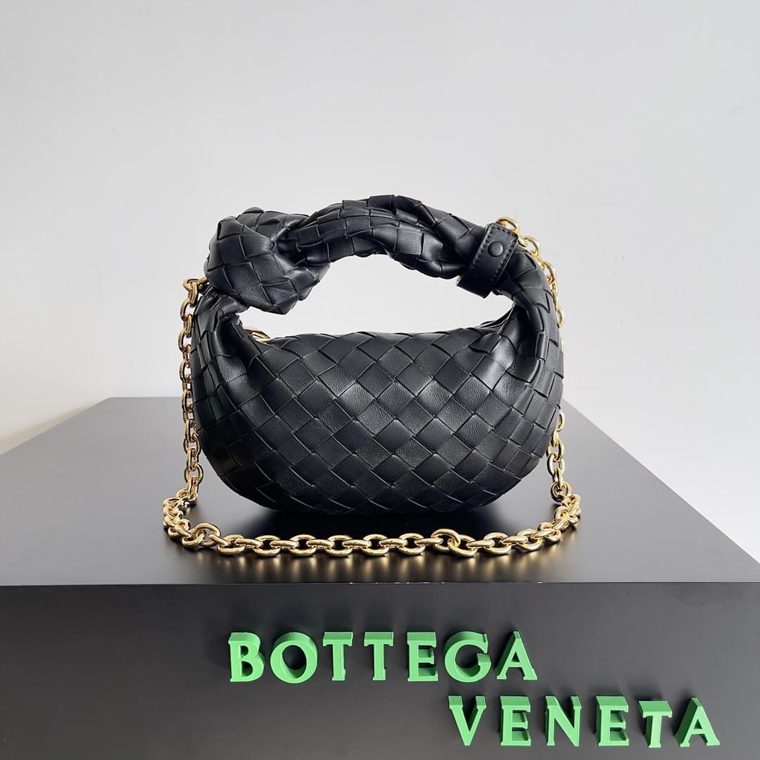 TOP Bottega Veneta BV Mini Jodie Bag  27*9*23cm - Black