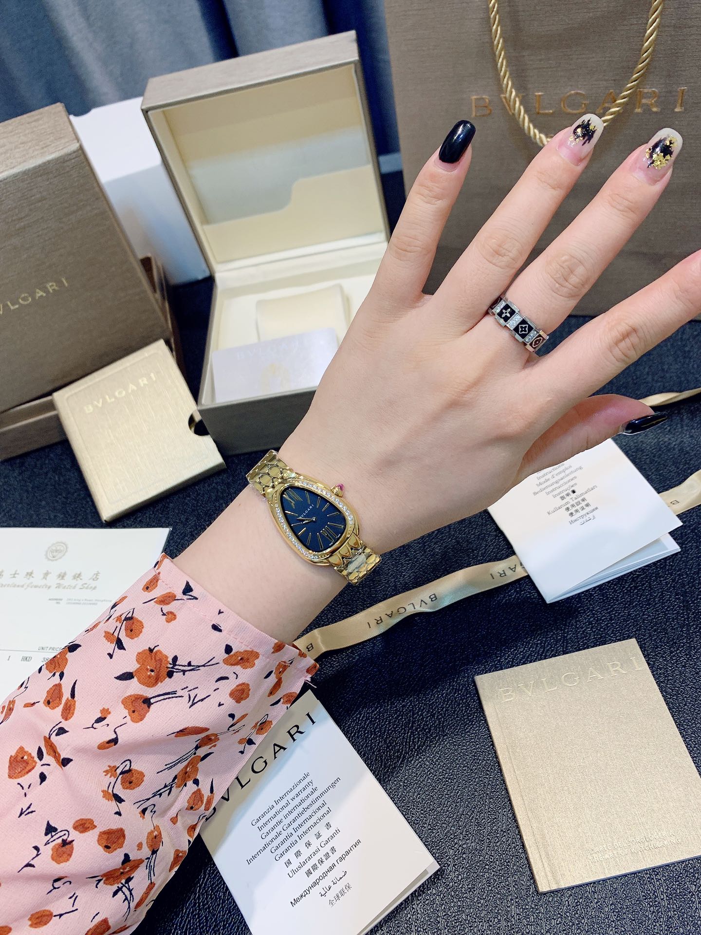 Top BVLGARI Serpenti Seduttori Watches with Diamond - Gold