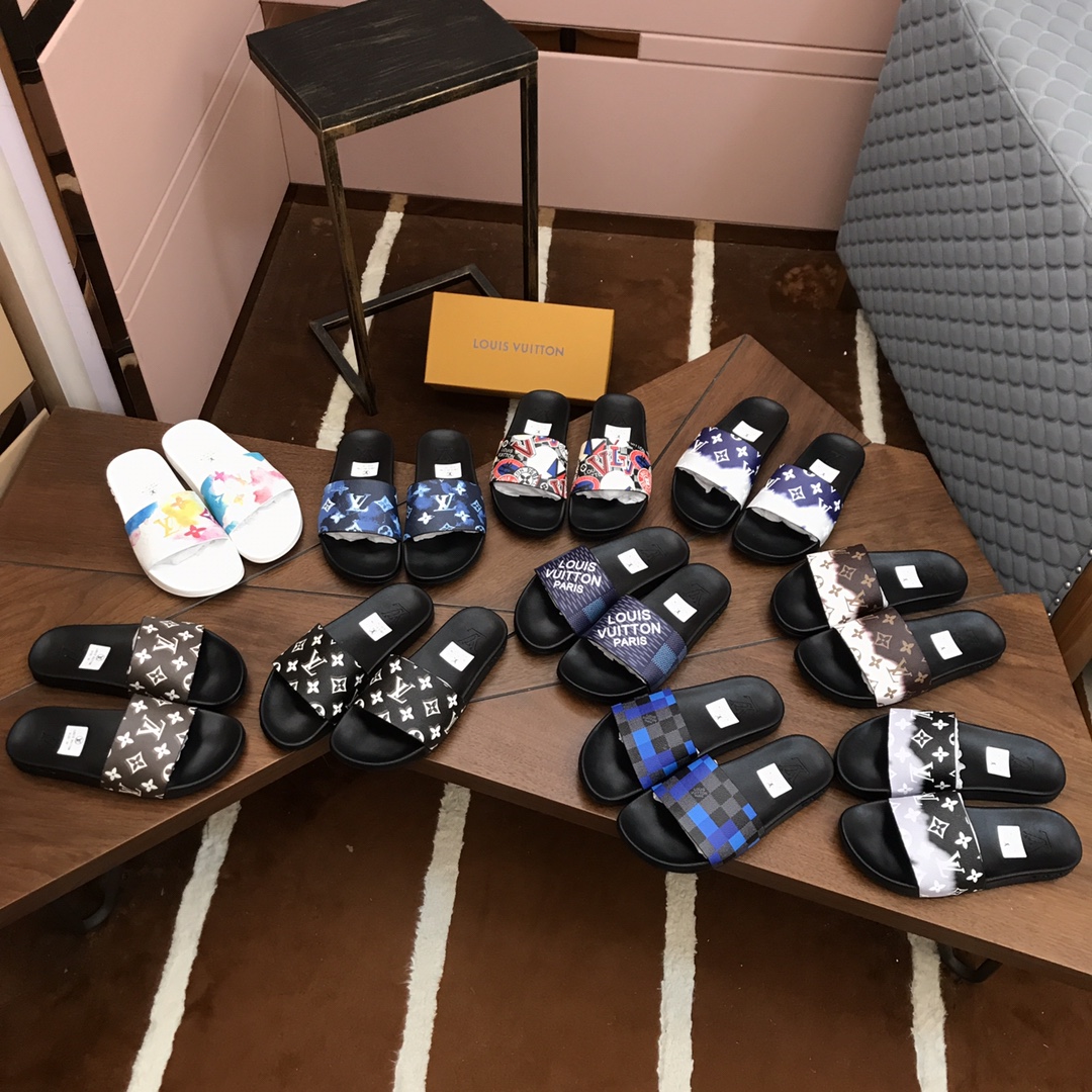 Louis Vuitton LV Waterfront Mule Sandals (Replica)