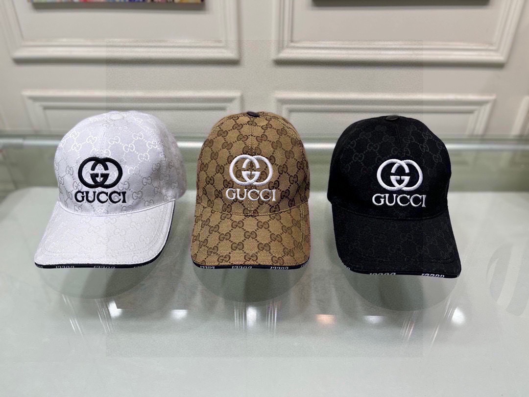 TOP GUCCI Classic Baseball Hat - 3 Colors