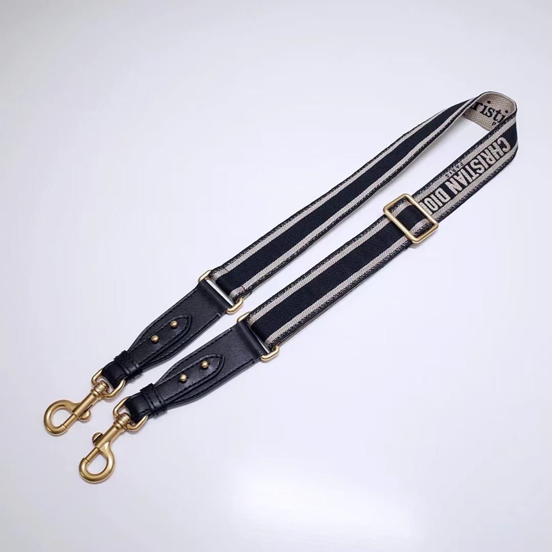 TOP Christian Dior Shoulder Strap - Black