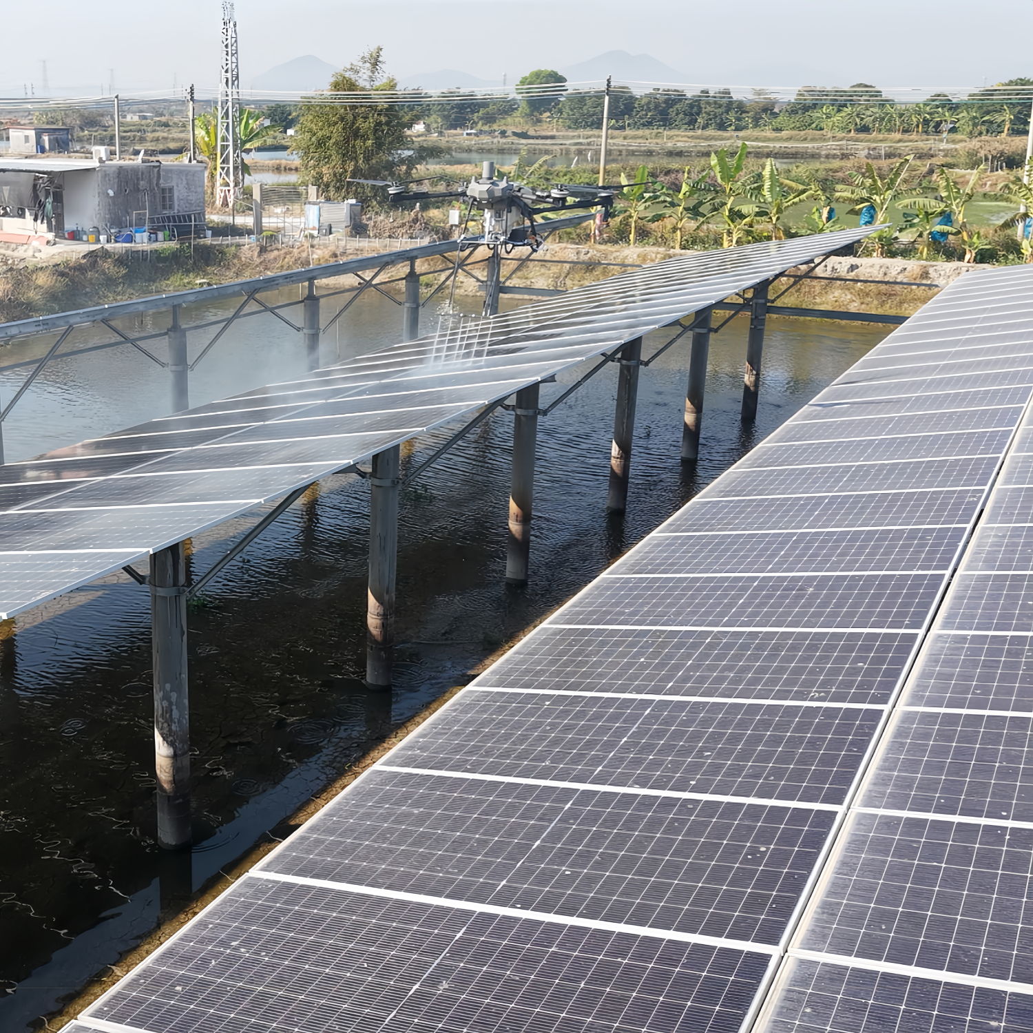 Washing Drones for Window Cleaning Wash Roof for T60 Dj Drones Solar Panel Photovoltaic Solar Panel Effective Cleaning Equipment