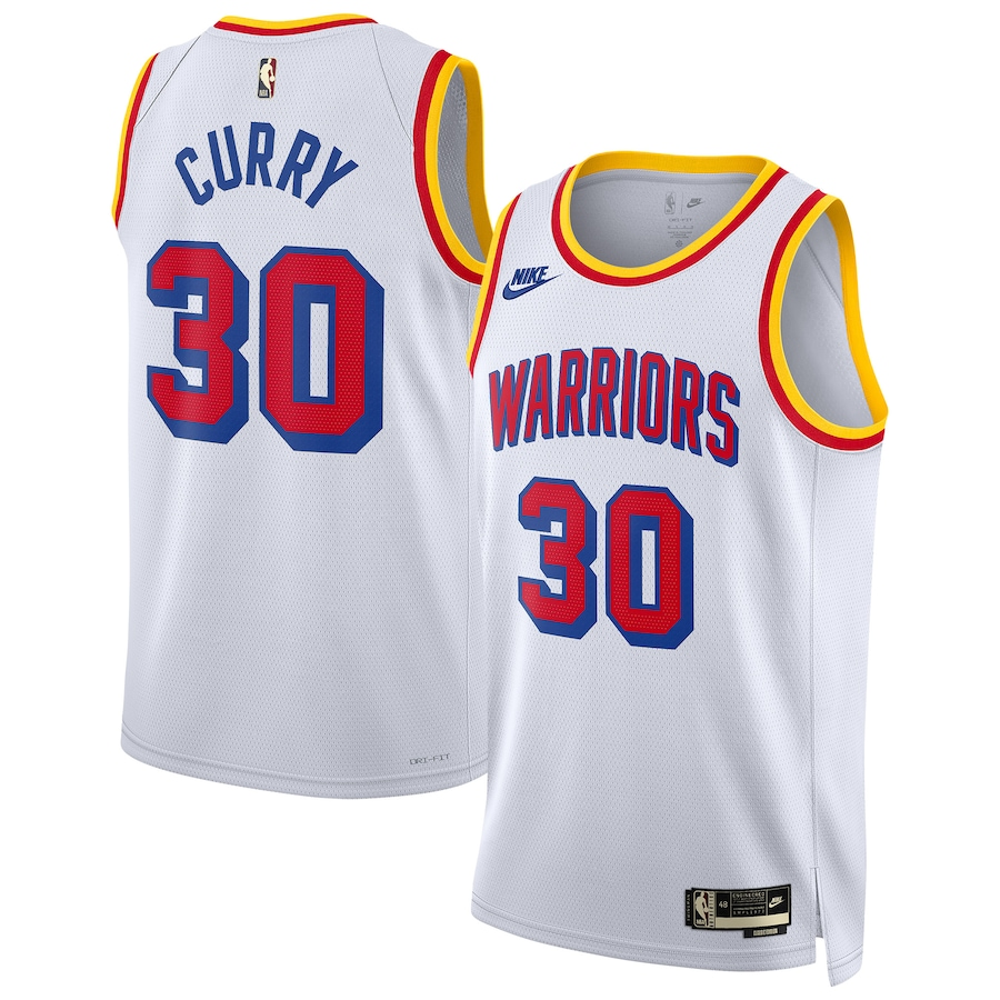 Unisex Golden State Warriors Stephen Curry  White 2024/25 Swingman Jersey - Classic Edition