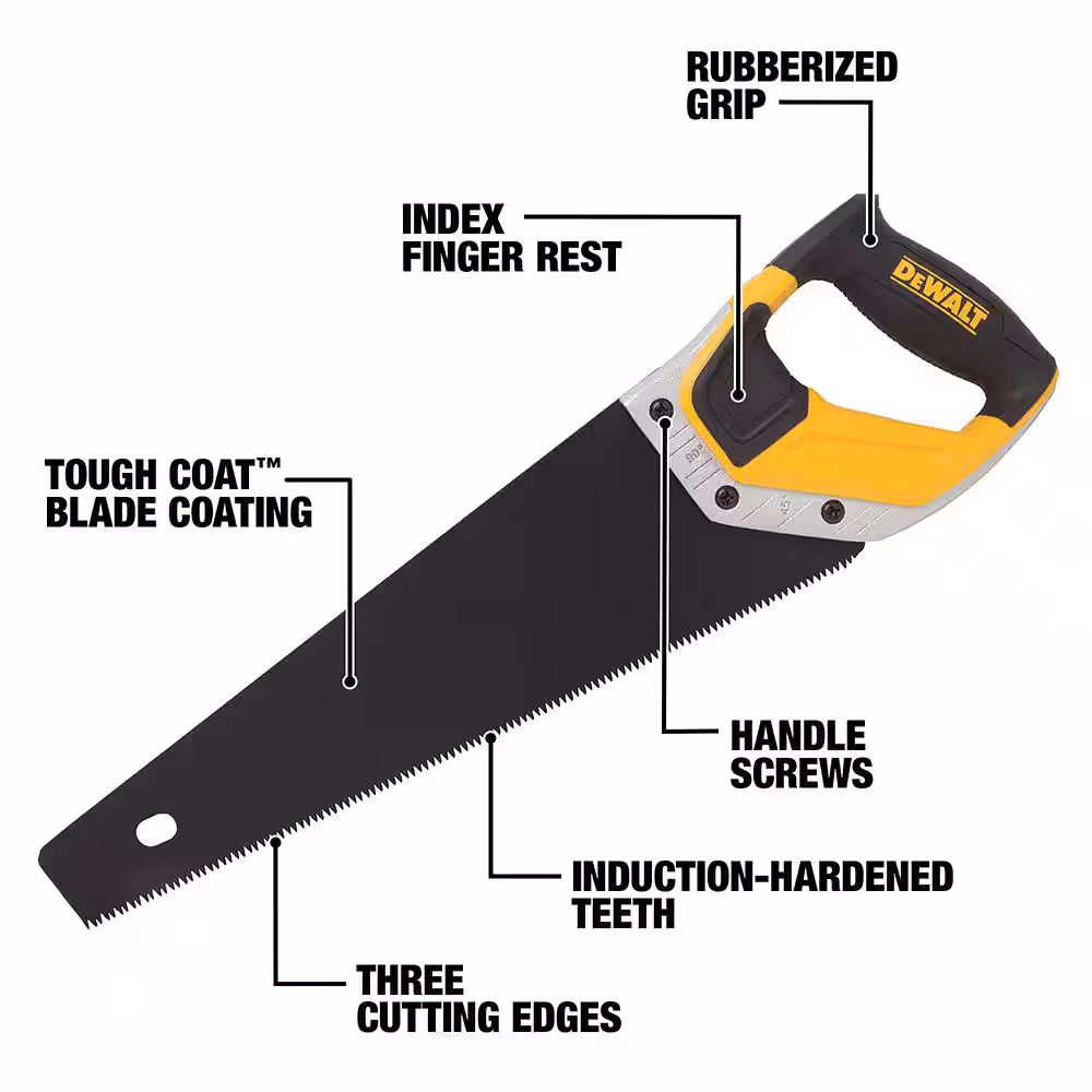 15 in. Tooth Saw with Aluminum Handle